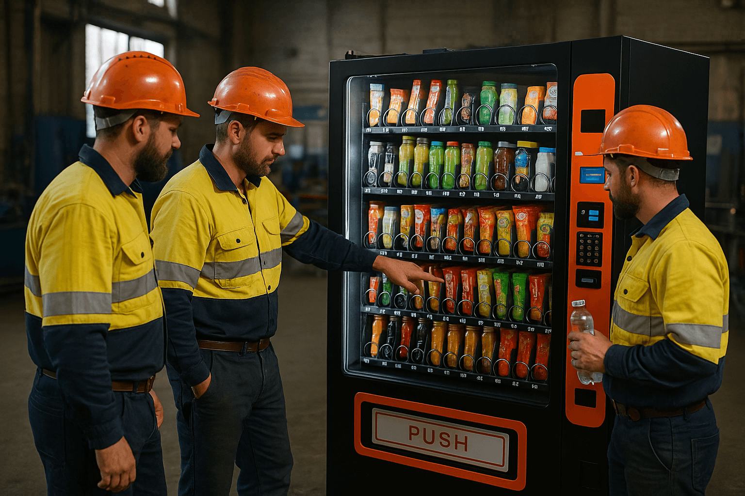 tradies vending machines
